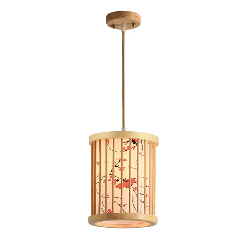 

Japanese style chandelier solid wood Japanese-style tatami bedroom lamp Minshuku tea house kesushi restaurant restaurant restaur