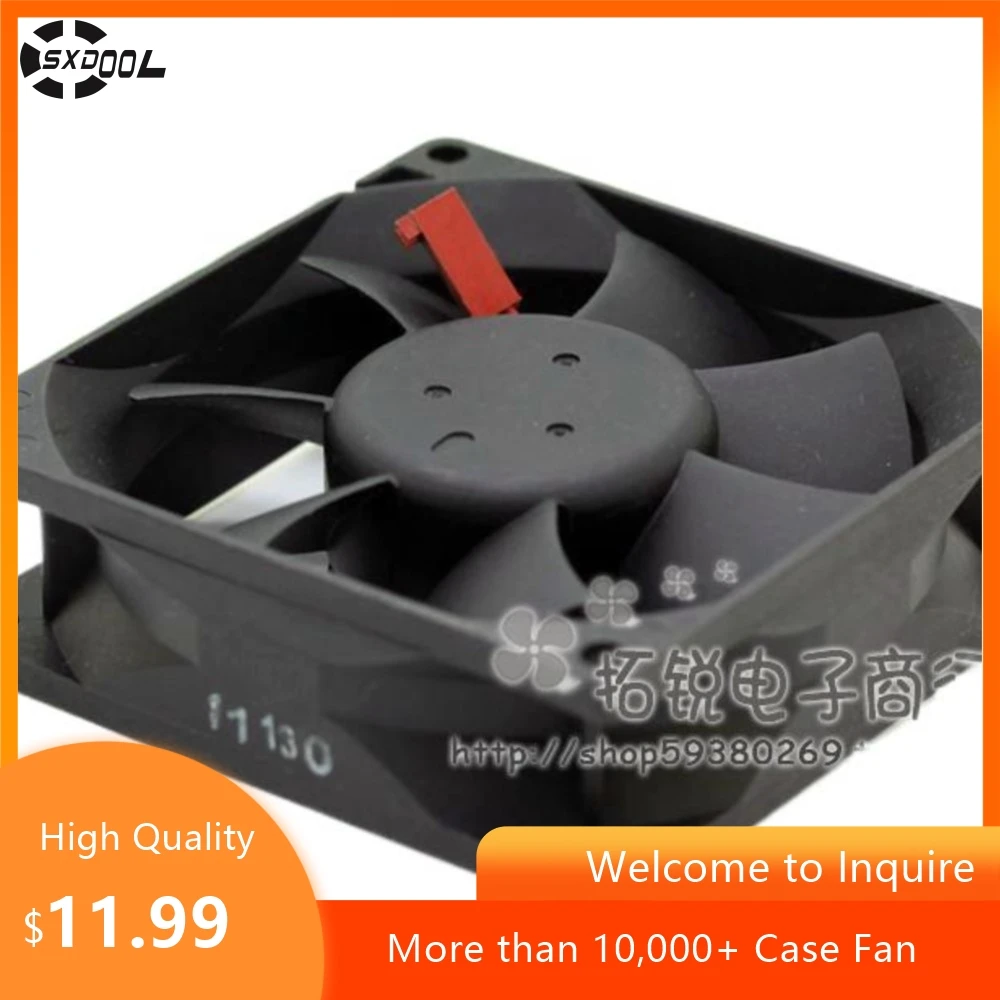 

1pcs Delta 8025 5V Max Airflow Rate Afb0805h Double Ball Fan 8cm USB