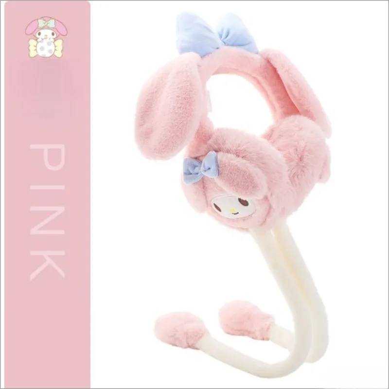 جديد سانريو كورومي بلدي ميلودي سينامورول تدفئة الأذن الإبداعية عالية الجودة آذان أنيمي نقل الكرتون الشتاء طالب الاحترار أداة #2