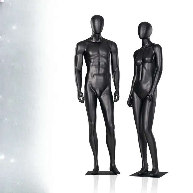 Full body model props men's high-end clothing store women's clothing model display stand sports half body fiberglass dummy