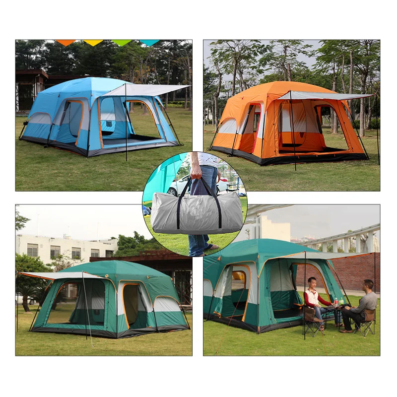 Family Camping   3 Season 2 Rooms 1 Living Room Outdoor Tent