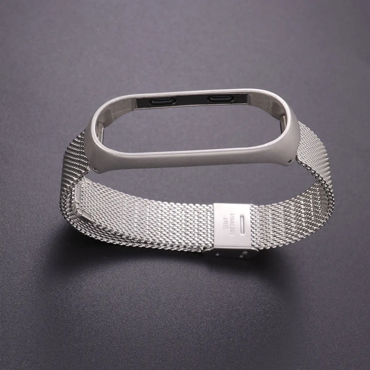 

1Pcs Stainless Steel Bracelet Strap for Band 4 Durability Ergonomic Fit Replacement Band Simple Attractive Design