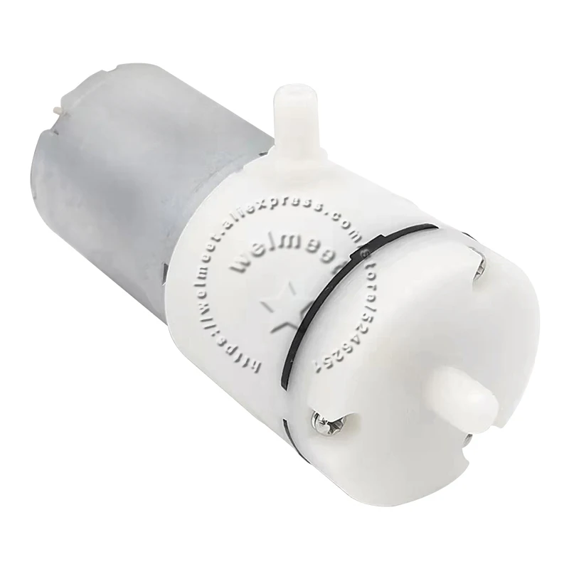 Bomba de aire de diafragma de vacío autocebante, Micro 370, eléctrica, extracción de presión negativa, DC3.7V/4,5 V/6V/7,4 V/9V/12V/24V #2