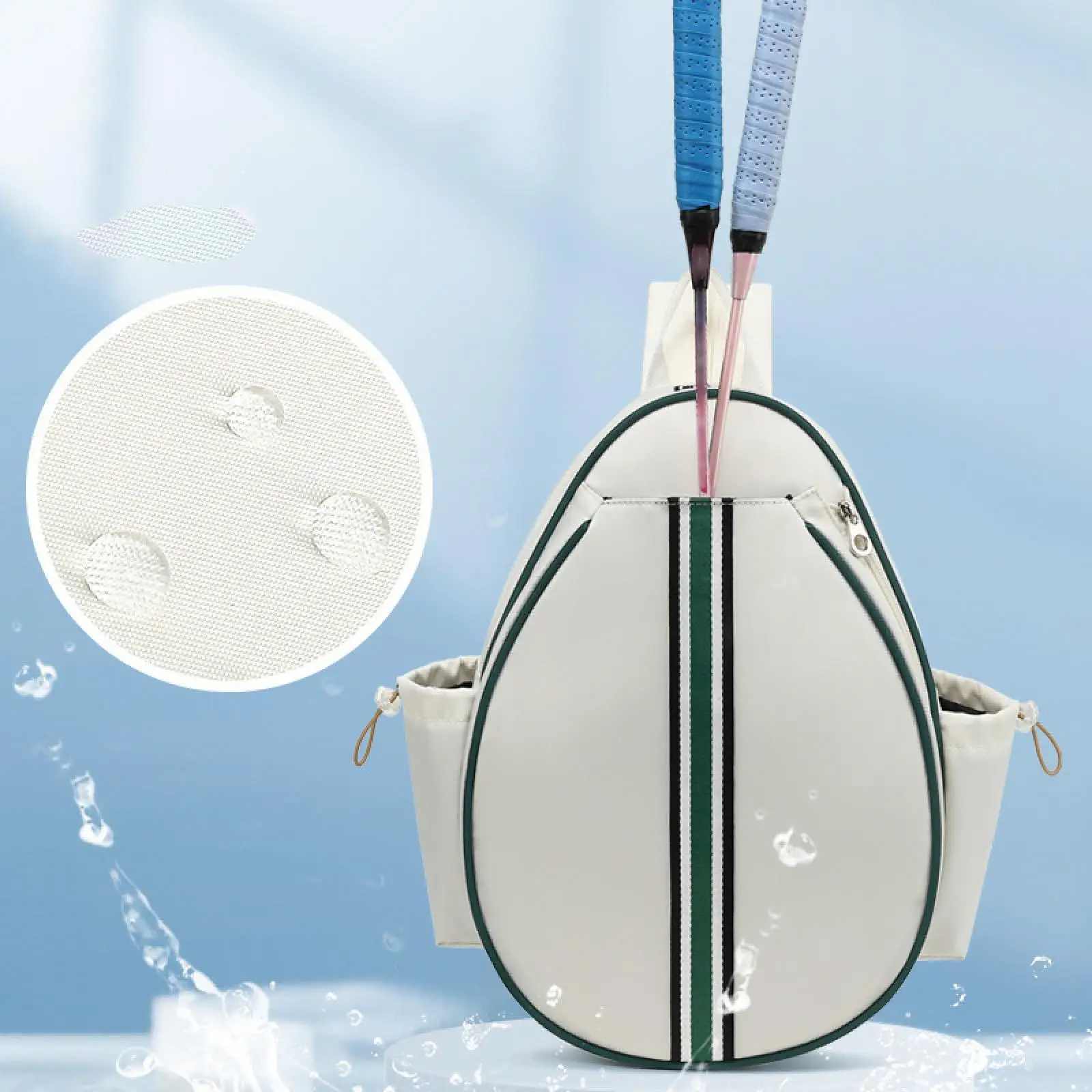

Waterproof Tennis and Racquet Sports Bag Durable Cloth Badminton Racket Case for Pickleball Paddle and Equipment