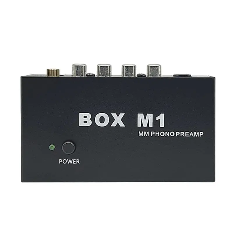 

ABLQ Box M1 мм фонокорректор для проигрывателя фонографа предусилитель мини стерео аудио Hi-Fi с усилителем для наушников