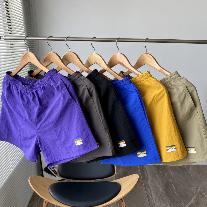 

New Summer Men's Faionable Loose Casual Beach Pants ort orts Tie Waist Wide Range of Use Comfortable Flat Weave Fabric