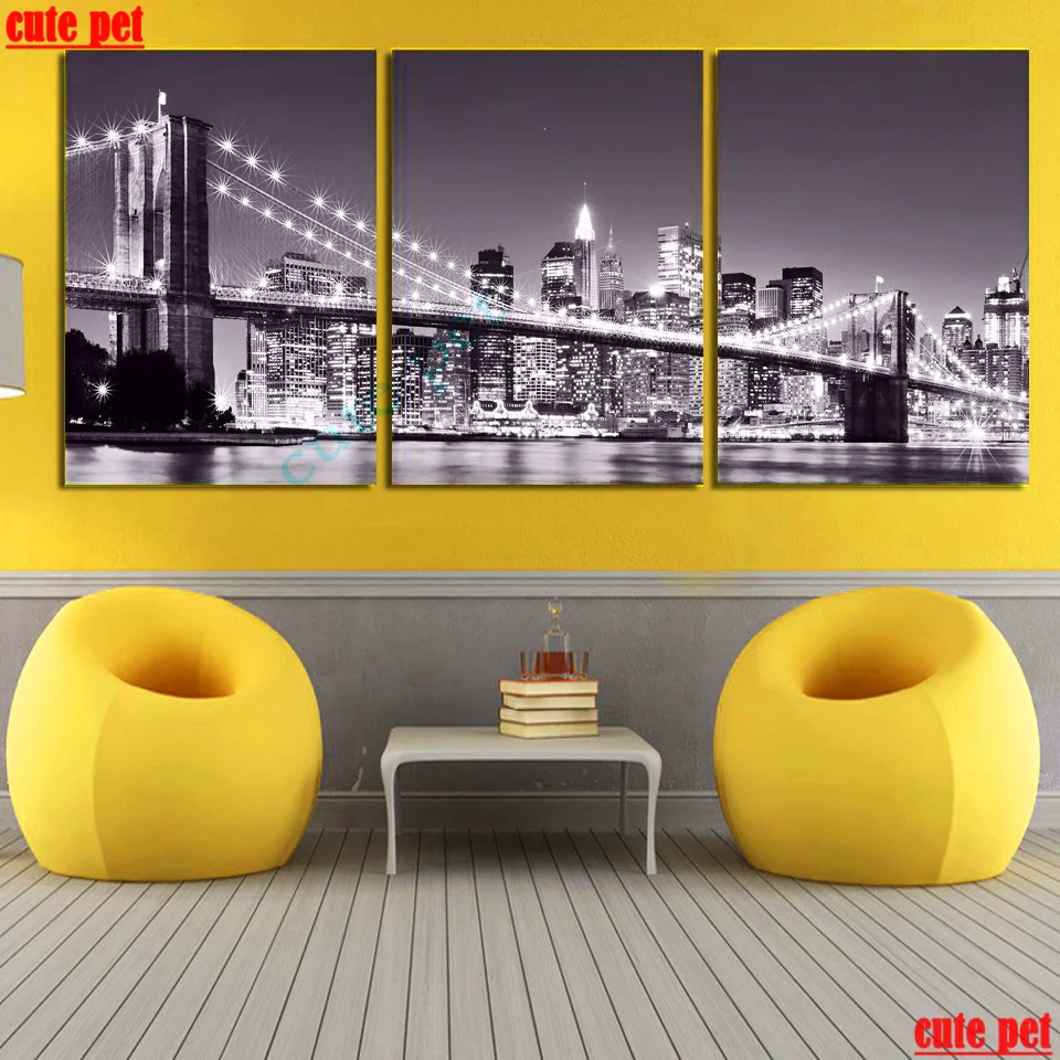 5d diamond painting Brooklyn Bridge New York rhinestone mosaic Diy Cross Stitch gift embroidery pattern embroidery home decor