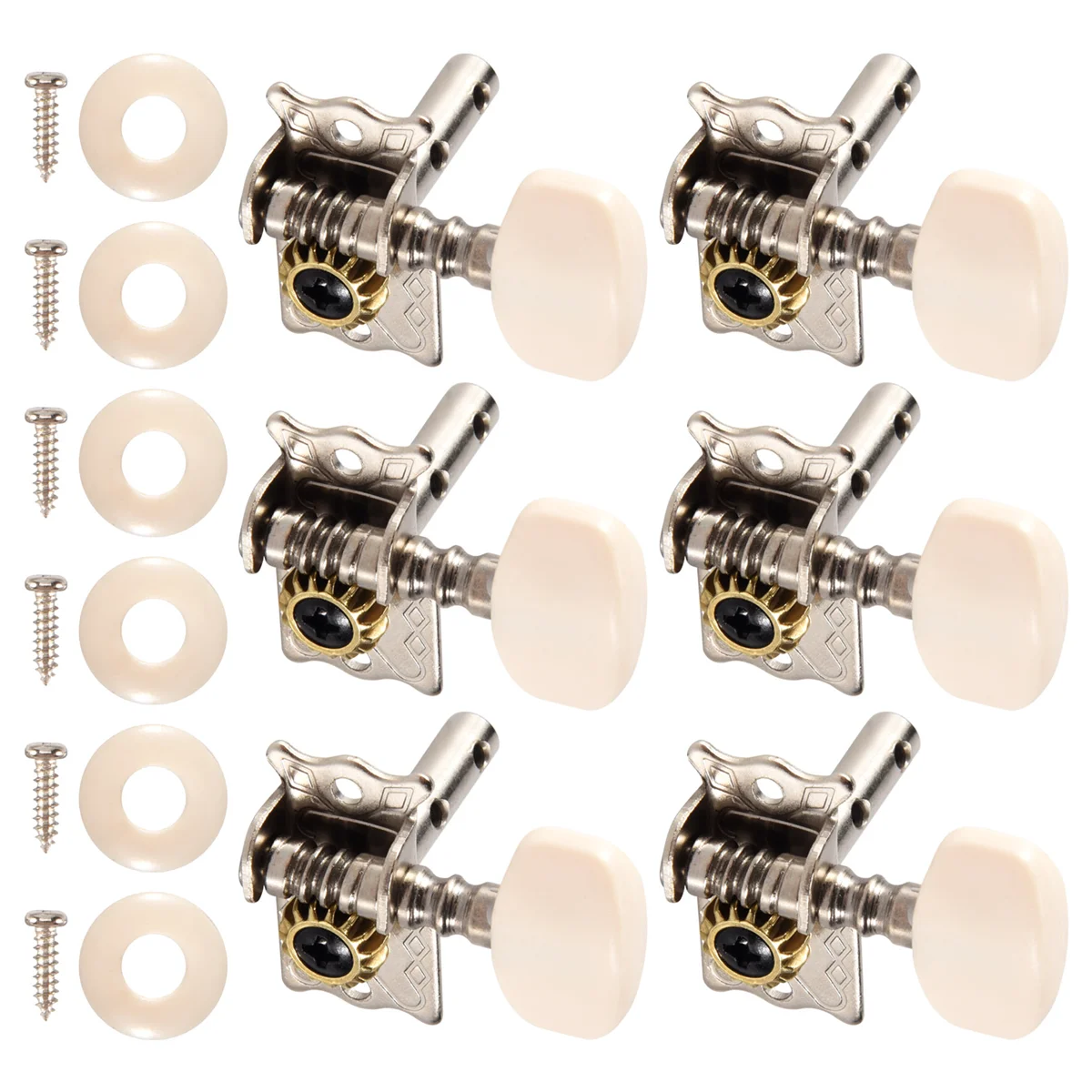 6pcs Acoustic Guitar String Tuning Peg Tuner Machine