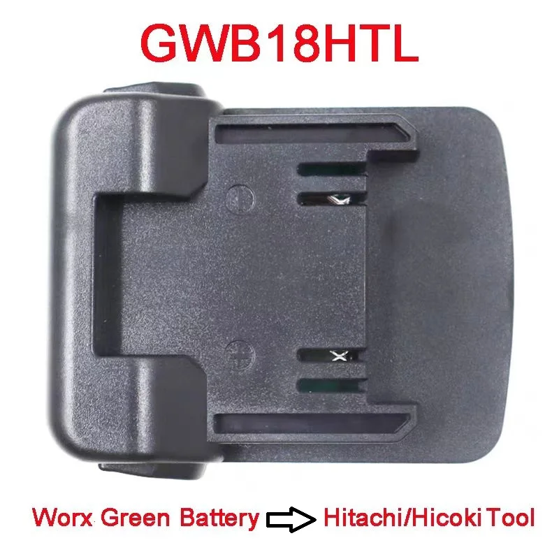 

GWB18HTL Adapter for Green 5-Pin WORX 20V lithium battery converter to Hitachi HiKOKI 18V lithium battery power tools