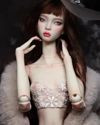 New sd bjd 40cm Girl BJD1/4-diy Slim mihui amy Resin Model Action Doll High Quality Art Toy Makeup Free shipping