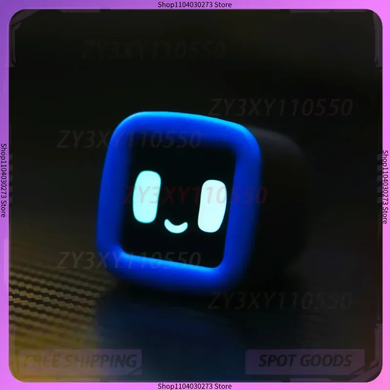 Mengqiu Mos op de auto gemonteerde expressierobot kan slim speelgoed gebruiken met desktopornamenten in offline familieauto's