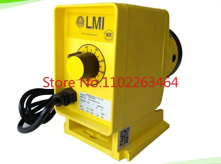 [Metering pump] LMI Milton P series water treatment electromagnetic pump engineering plastic PVC pump head dosing pump