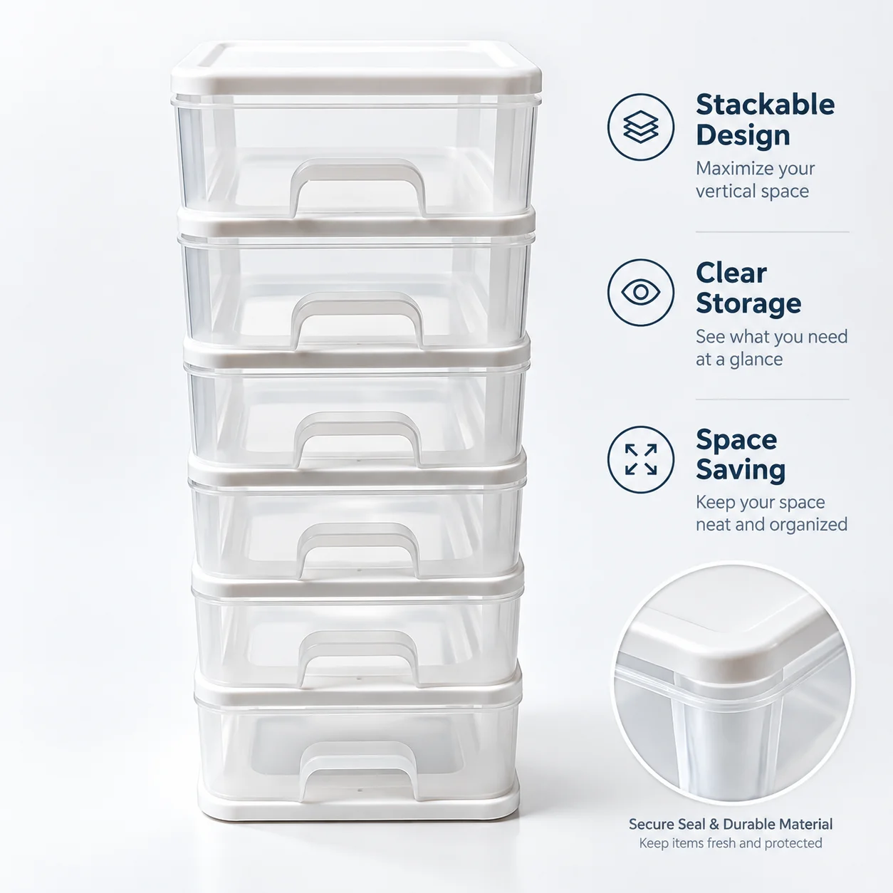 ลิ้นชักเก็บของขนาดเล็กแบบซ้อนไ - Ideal Stationery & Office Supply บทวิจารณ์และราคา