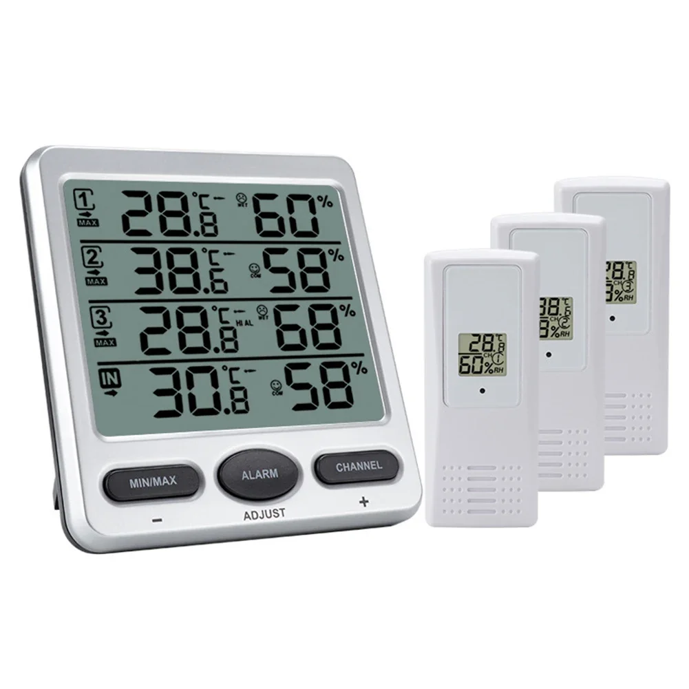 

Max Min Data Thermomete Thermomete Measure Real-time Temperature Simultaneous Connection Wireless Electronic Indoor And Outdoor