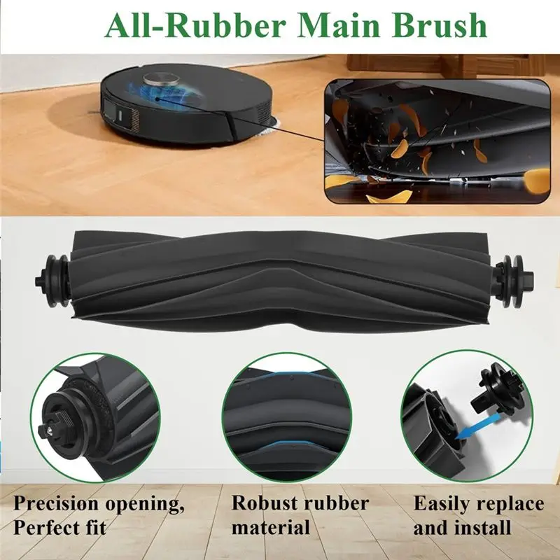 ABHI-Accessories Kit Compatible For Dream L20 Ultra/L30 Ultra Robot Vacuum Main Brush Hepa Filters Side Brush Mop Pads