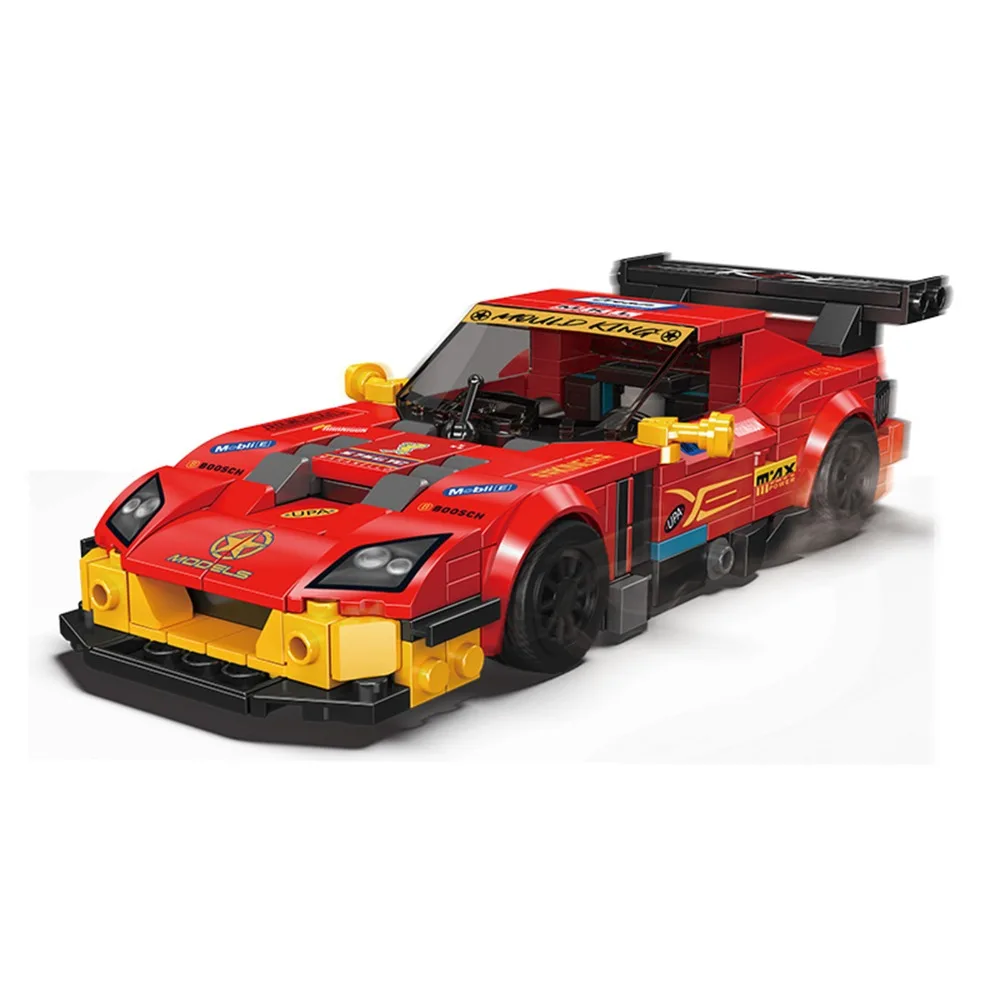470 قطعة مجموعة بناء السيارة الخارقة سيتي المتسابق نموذج سيارة رياضية تقنية الجذعية لعبة تعليمية هدية الكريسماس للأطفال والكبار