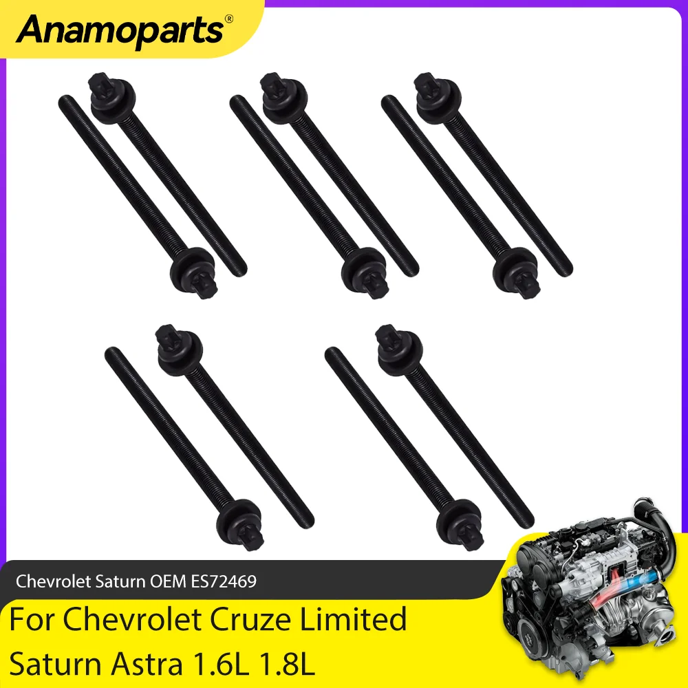 

Детали двигателя, головка цилиндра, болт, подходит для 08-18 Chevrolet Cruze Sonic Limited Saturn Astra 1,6 л 1,8 л L4 GAS ES72469