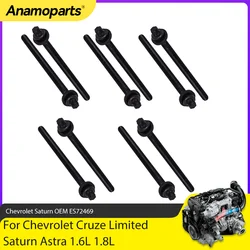 Engine Parts Cylinder Head Bolt Set Fit 1.6 1.8 L For 08-18 Chevrolet Cruze Sonic Limited Saturn Astra 1.6L 1.8L L4 GAS ES72469