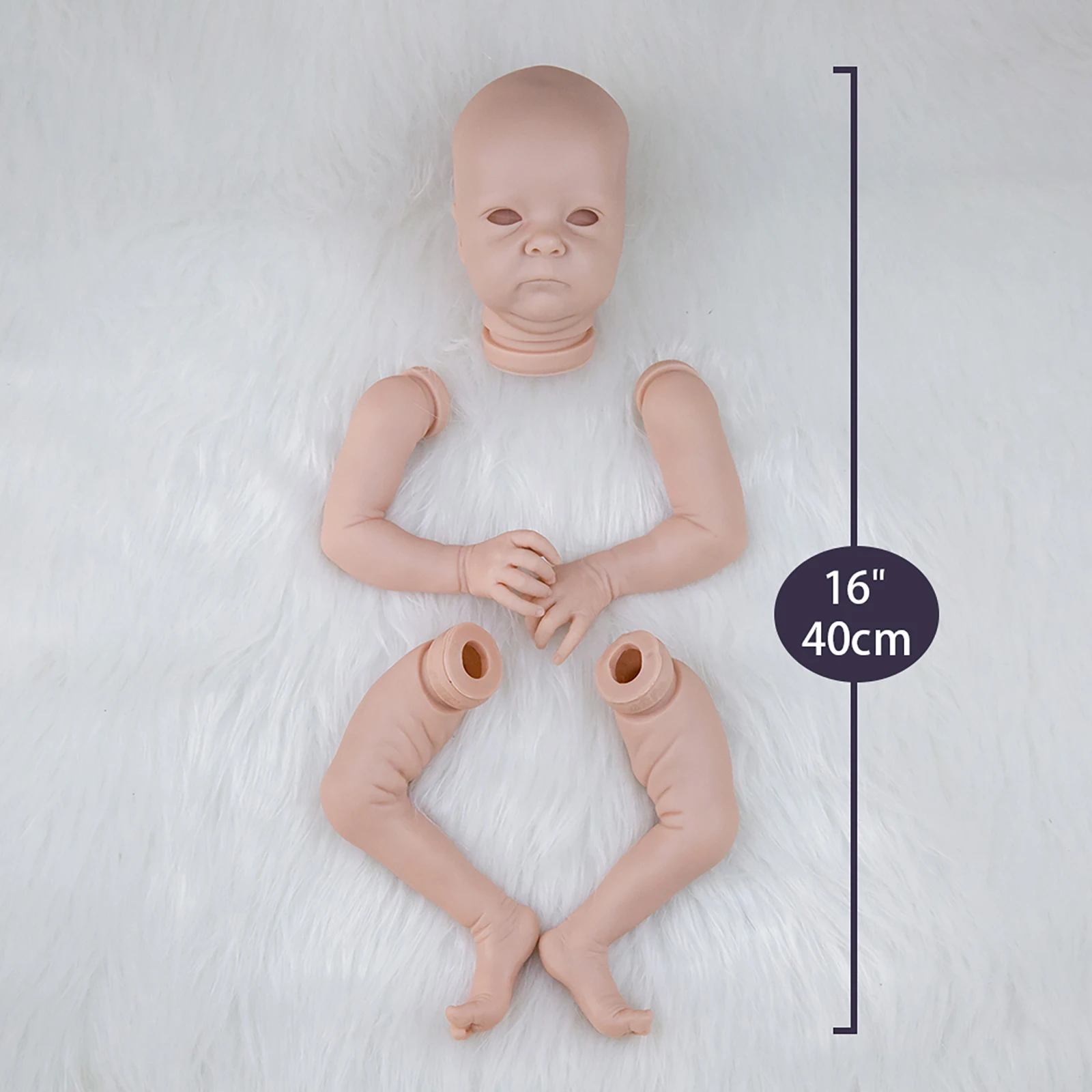 Tink ชุดไวนิลสำหรับรีบอร์นแบบว่างเปล่าที่ยังไม่ได้ทาสีชิ้นส่วนตุ๊กตาเกิดใหม่ชุดเปล่า DIY