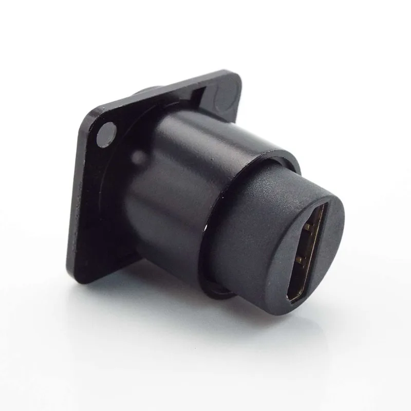 D Type Chassis Connector D Female Socket Panel Mounted Adapter HDMI-Compatible E2