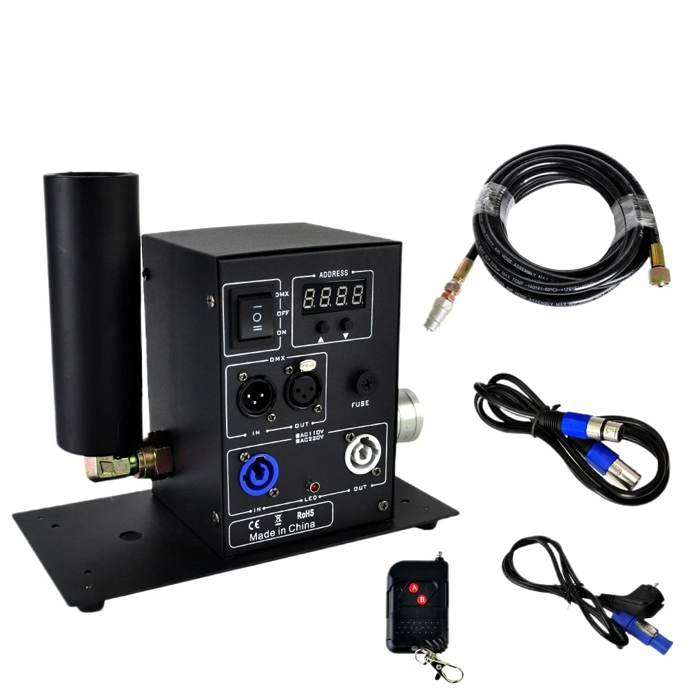 

Single tube display carbon dioxide gas column machine DMX512 electronic control, remote control