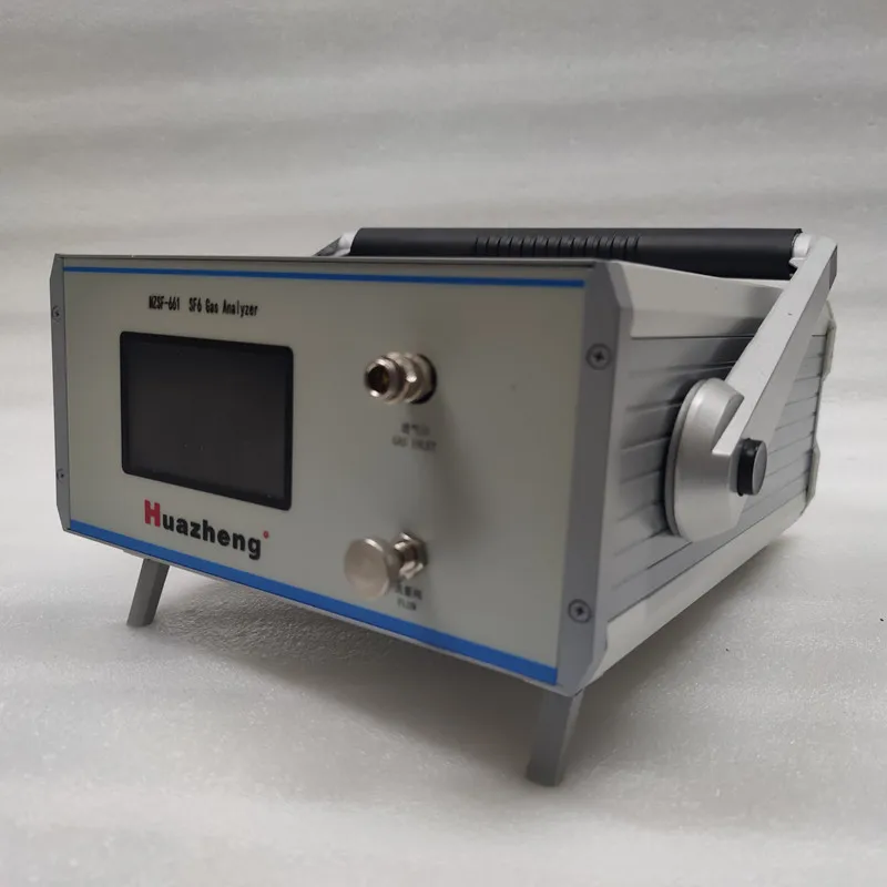 HZSF-661 محتوى الرطوبة ومعدات قياس نقاء SF6 جهاز اختبار نقاء رطوبة الغاز SF6