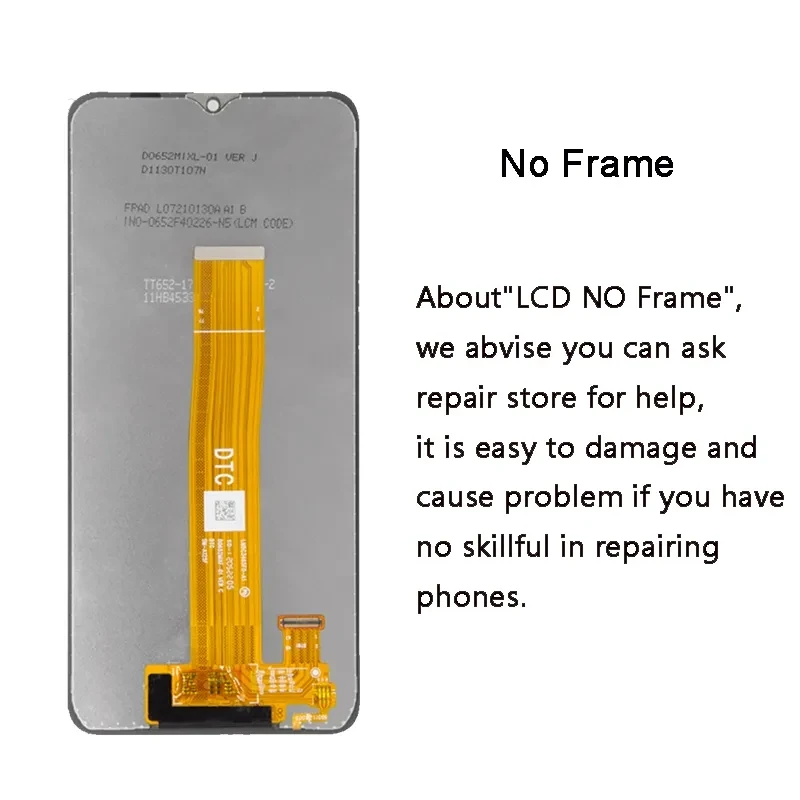 100% Test 6.5 inches Display For Samsung A12 A125F A125F/DS display LCD touch screen digitizer Assembly replacement Repair Parts