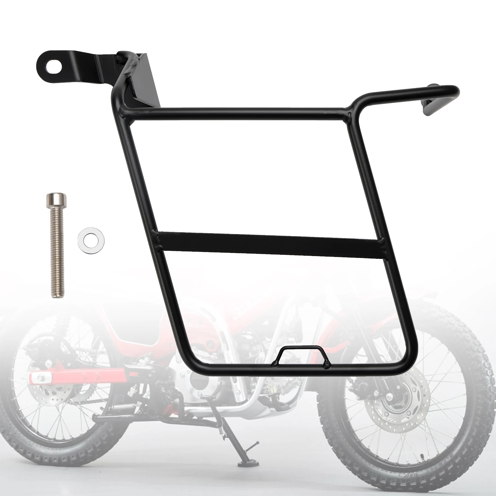 Artudatech Black Saddlebag Support Mounting Bracket Left For Honda Ct125 Hunter Cub Trail