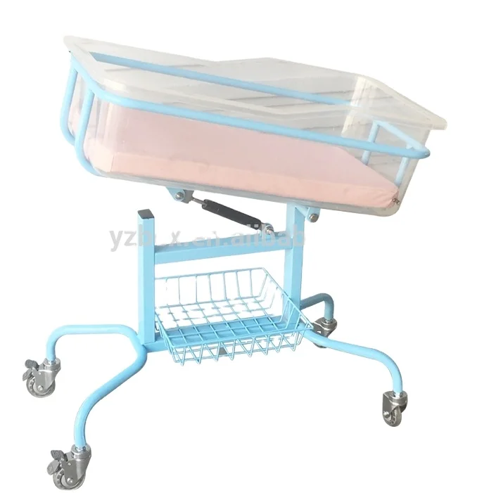 Medical Plastic Baby Portable Cradle  Transparent Baby Bed Crib
