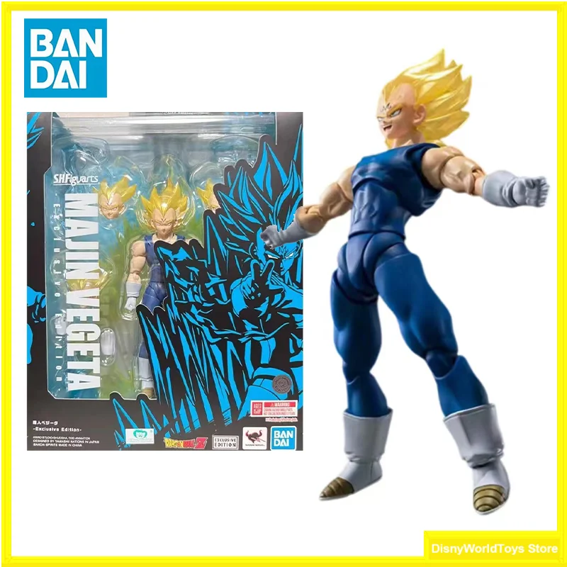 

100% в наличии, оригинальная коллекция аниме Bandai S.H.Figuarts SHF Majin Vegeta SDCC 2023, эксклюзивная версия, коллекция фигурок, модель