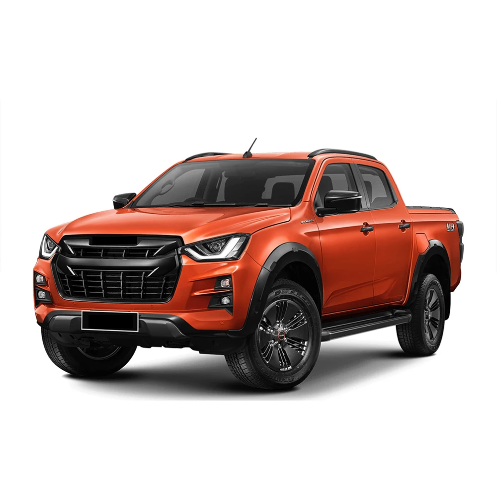 For Isuzu D MAX D-MAX Accessories 2021 2022 2023 ABS Carbon Trim Garnish Cover Car steering wheel frameswitch button decoration
