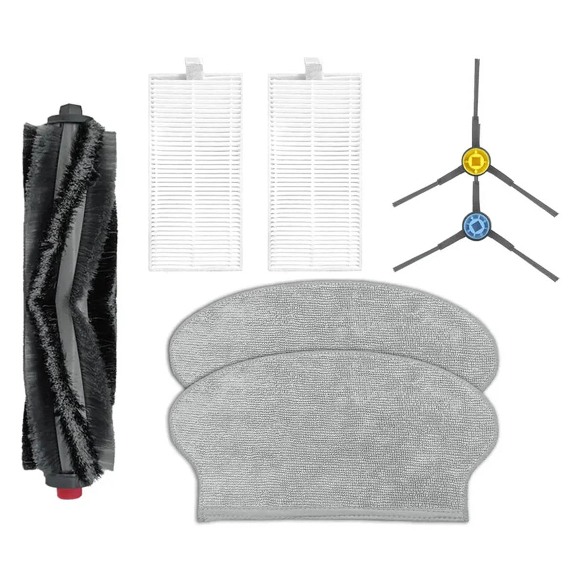 Para midea vcr21ldsw/midea m6 robô aspirador de pó mian escova lateral mop filtro substituições