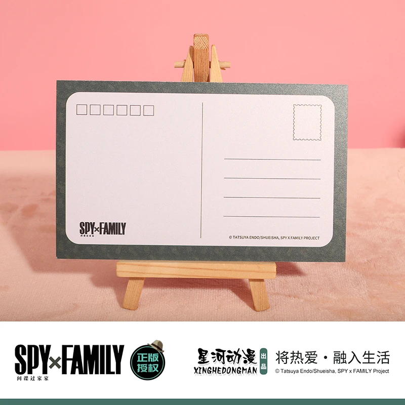 SPY×FAMILY Cartolina di autorizzazione ufficiale unisex Anya Yor Loid Forger Twilight China