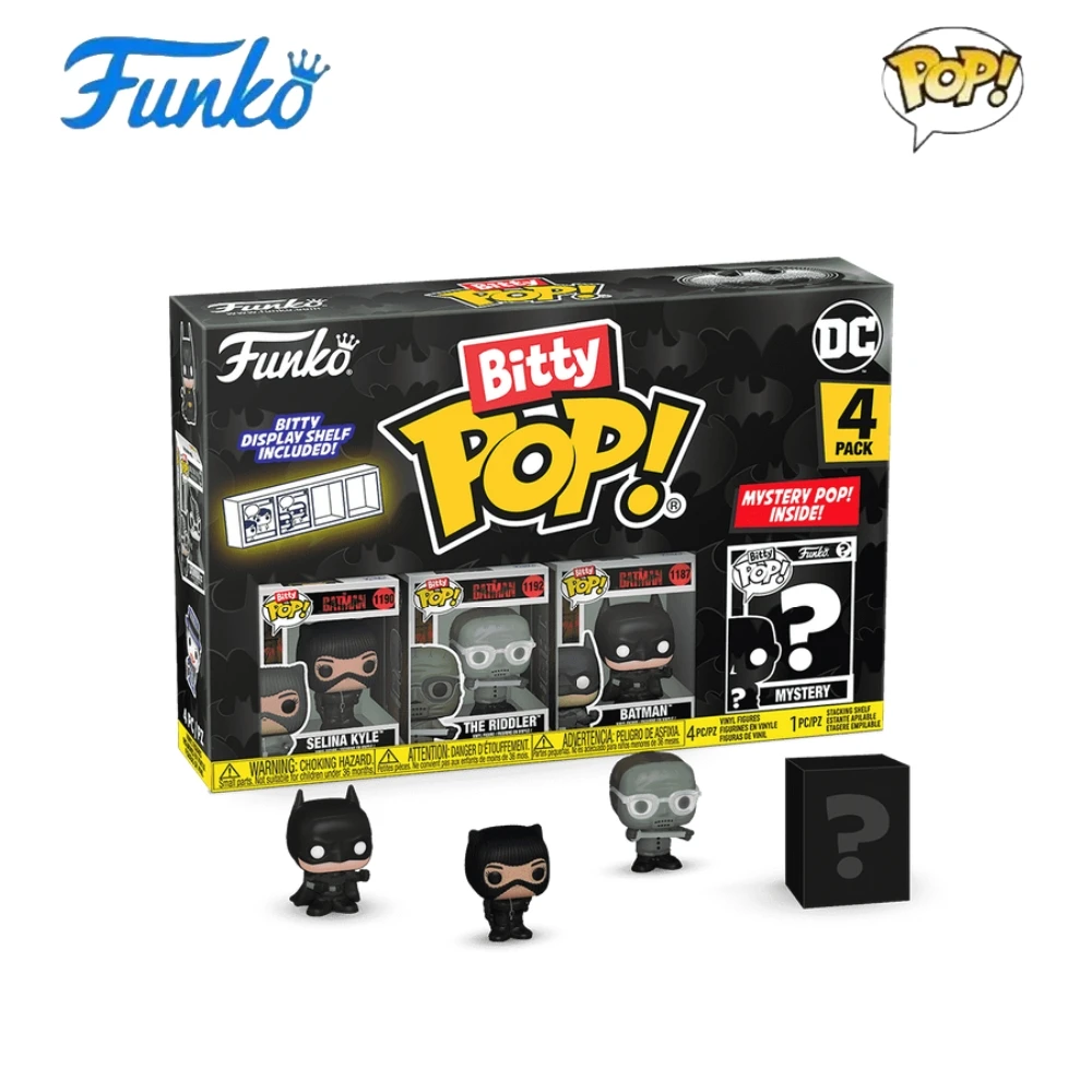 Dc Comics Mini Figures Batman 85Th Anniversary 4Pack Series Funko Pop Mini Figure Blind Box Collectible Limited Edition Toy Gift - Image 4