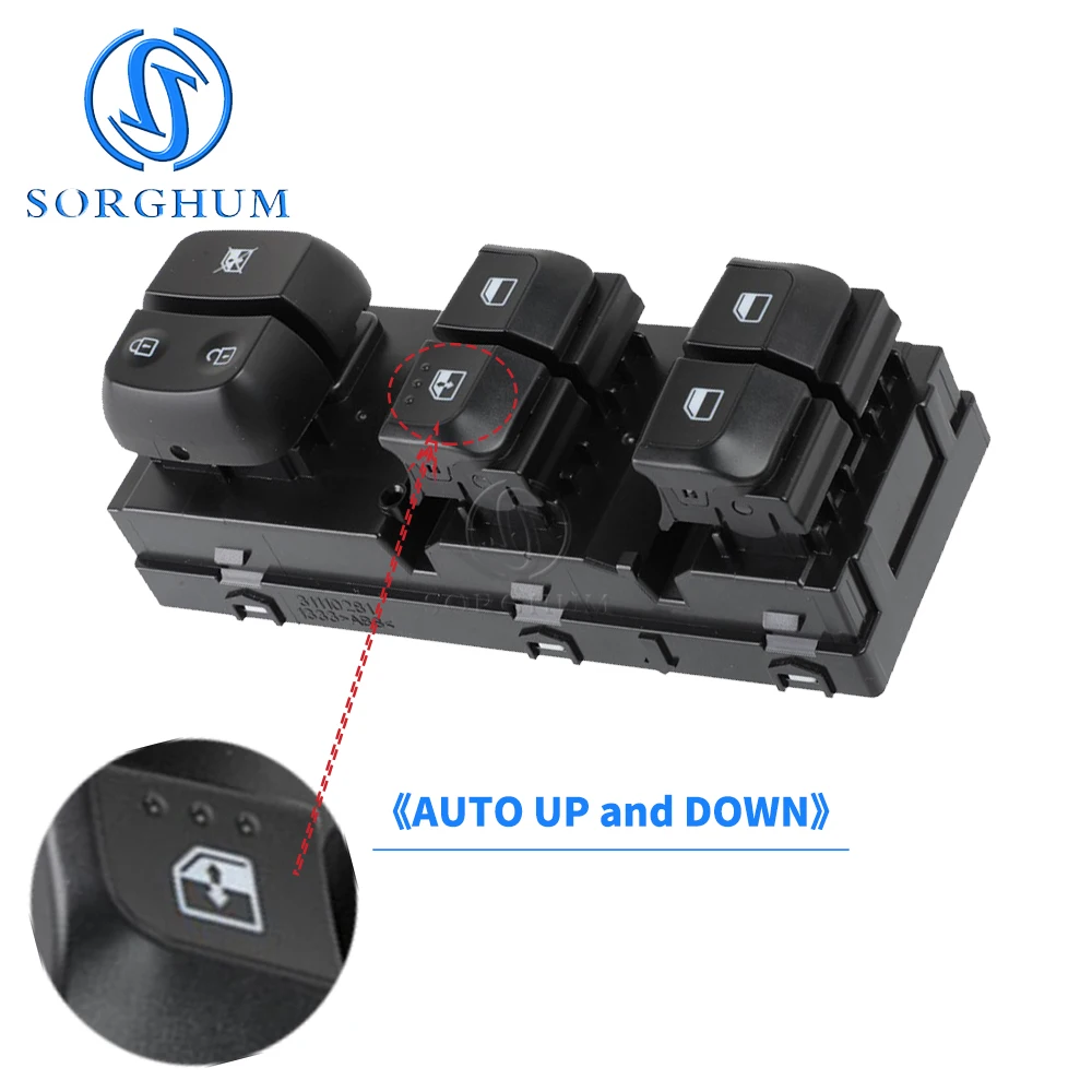 Electric Power Master Window Switch Glass Lifter Control Button For Kia Rio 2018 2019 2020 2021 2022 93570H9150 93570H9110