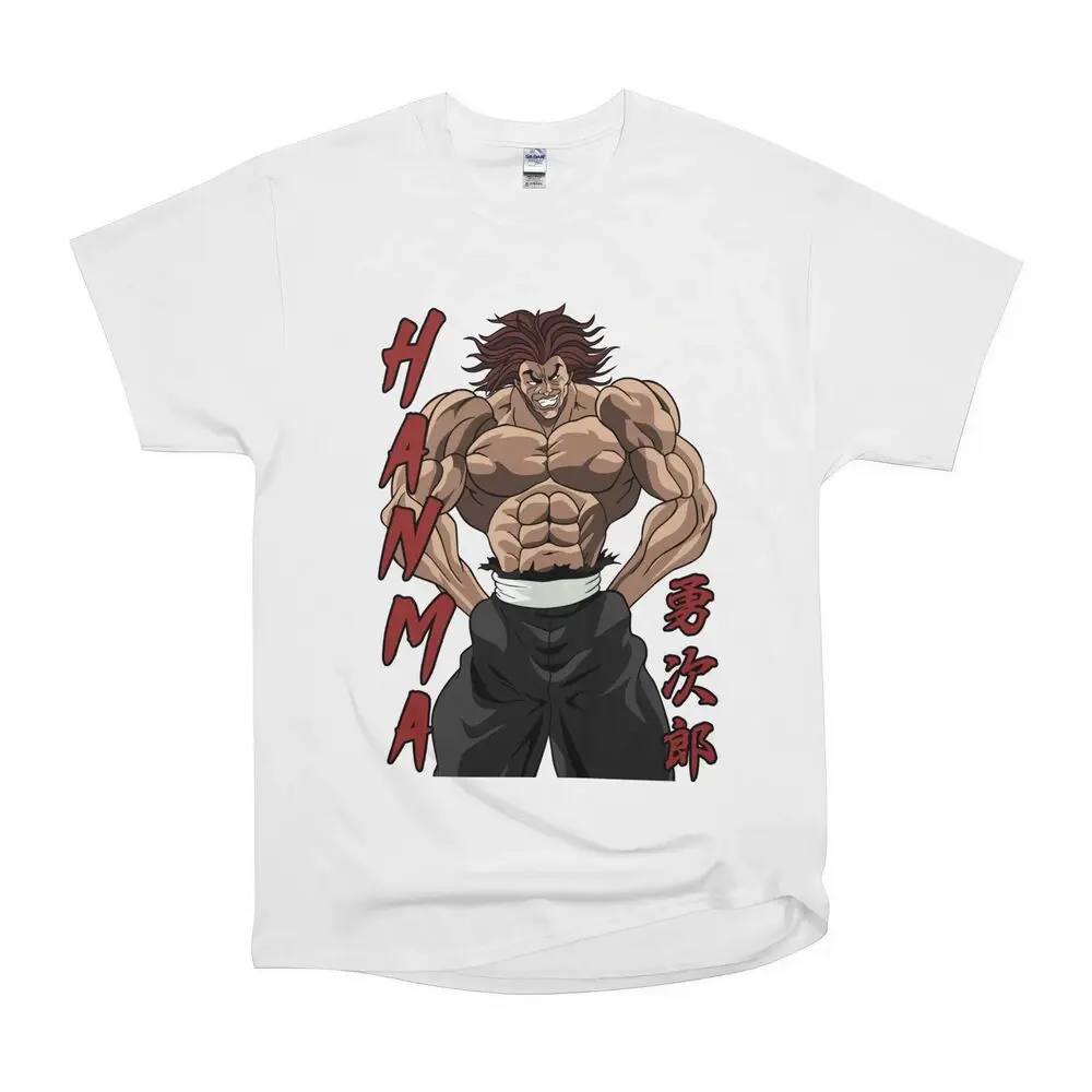 Muscular Man Yujiro Hanma Anime Character Anime Graphic T-shirts For Men Clothing Women Short Sleeve Tees