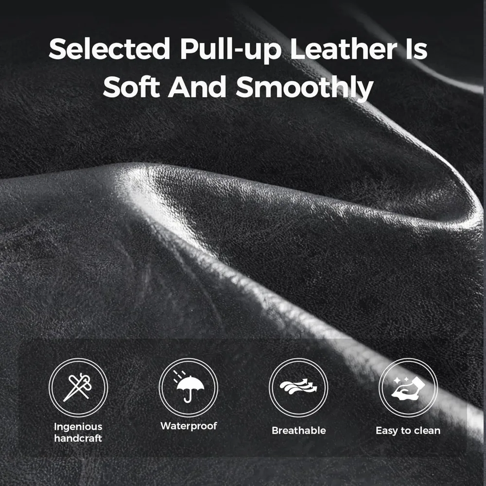 Set Kursi Bar 2 Buah |   Kursi Bar Tinggi untuk Meja Dapur |   Kursi Bar Hitam Modern dengan Rangka Logam & Kulit Imitasi