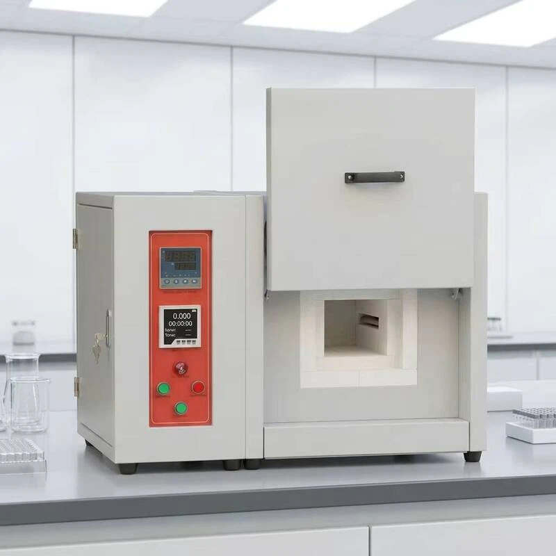 High-Temperature Muffle Furnace, With Vertical Lift Door, Use Mosi2 Rods, And Can Reach A Maximum Temperature Of 1800 Degrees
