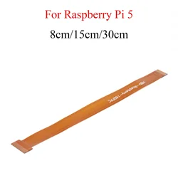 Raspberry Pi 5 카메라 케이블, 리본 라인 FFC 유연한 플랫 케이블 와이어, Raspberry Pi 5 Zero W, 0.49ft, 8 cm, 15 cm, 30cm, 5PCs