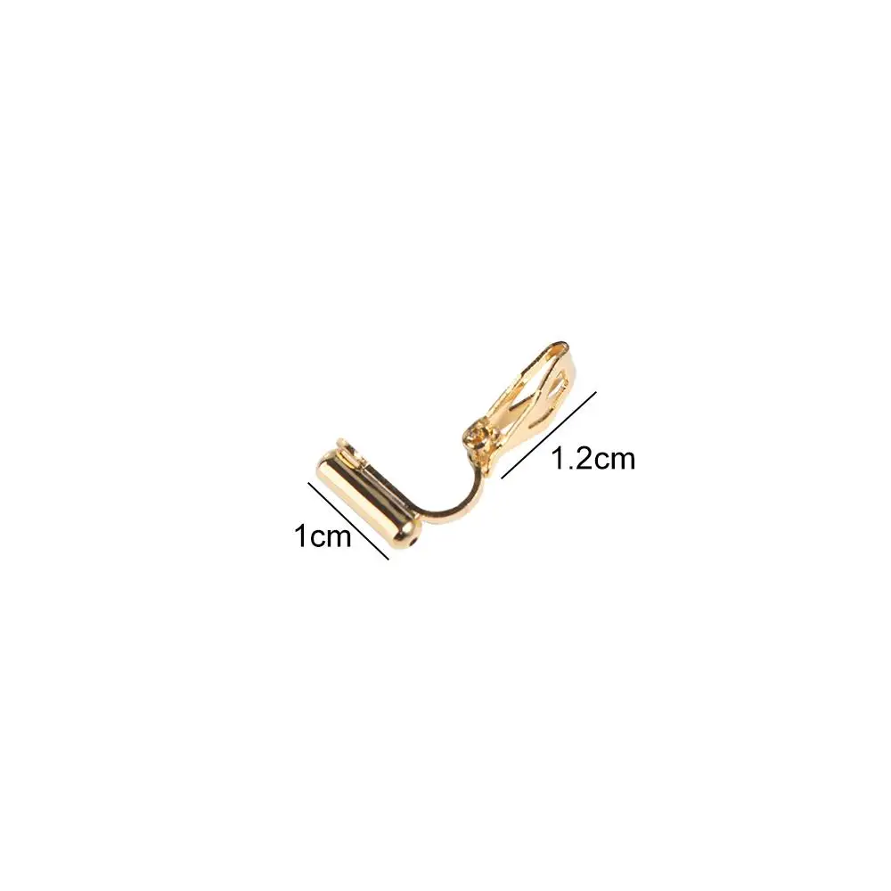 

Trendy Painless Clip-on Earring Converters Hole-free Stud Earrings DIY Invisible Ear Cuff Platinum Silver Ear Clip Converter Boy