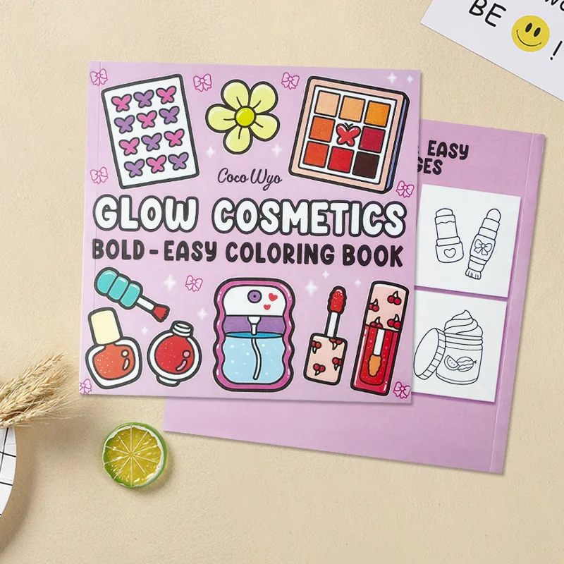 

Bview Art Cosmetics Themed Adult & Teen Coloring Books for Stress Relief & Creative Fun Makeup Art Design Activity Gift Idea