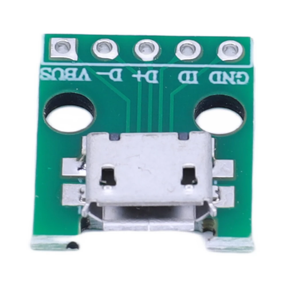 Micro USB To DIP Adapter Board 5pin Female Connector B Type PCB Converter Pinboard SMT Mother Seat