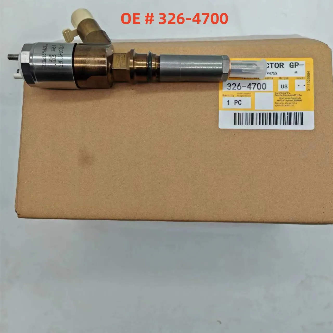 high quality NEW 326-4700 3264700  32F61-00062 fuel injectors for excavator Caterpillar E320D C6.4 engine fuel injectors