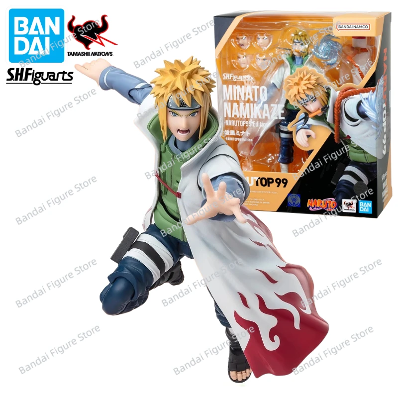 

In Stock Bandai S.H.Figuarts SHF Naruto Shippuden MINATO NAMIKAZE NARUTOP99 Edition Anime Action Figure Toy Gift Model