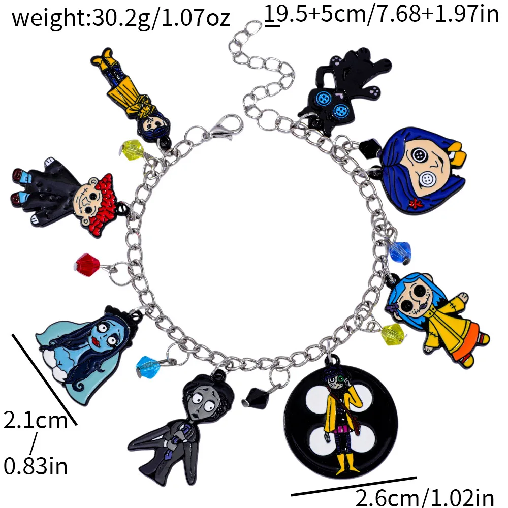 Cartoon Anime Halloween Armband Mode Anhänger Schmuck Accessoires – Detail 1