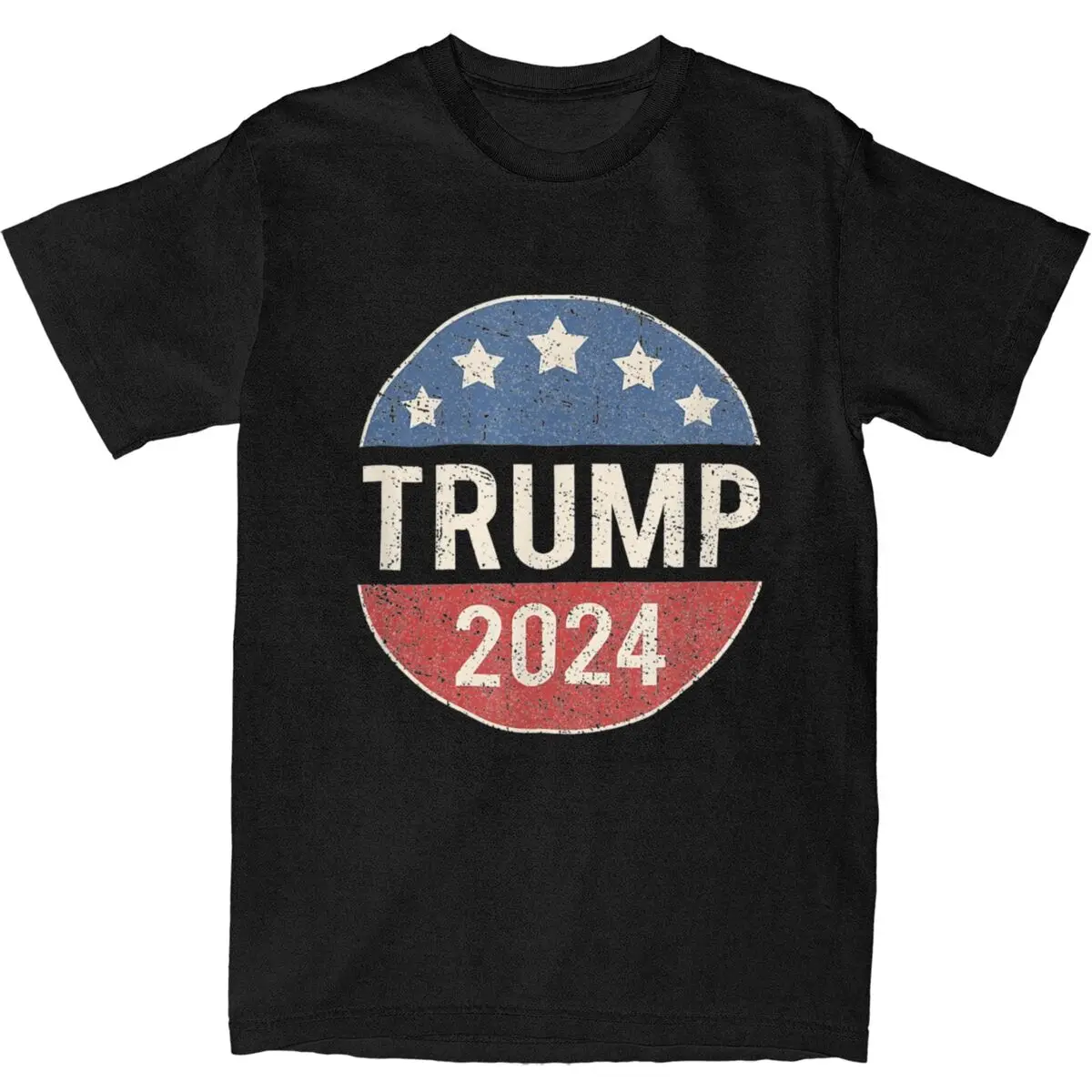 Trump 2024 T Shirt Re Elect President Hipster T-Shirts Short-Sleeved Y2K Basic Tshirt Beach Cotton O-Neck Oversized Tees