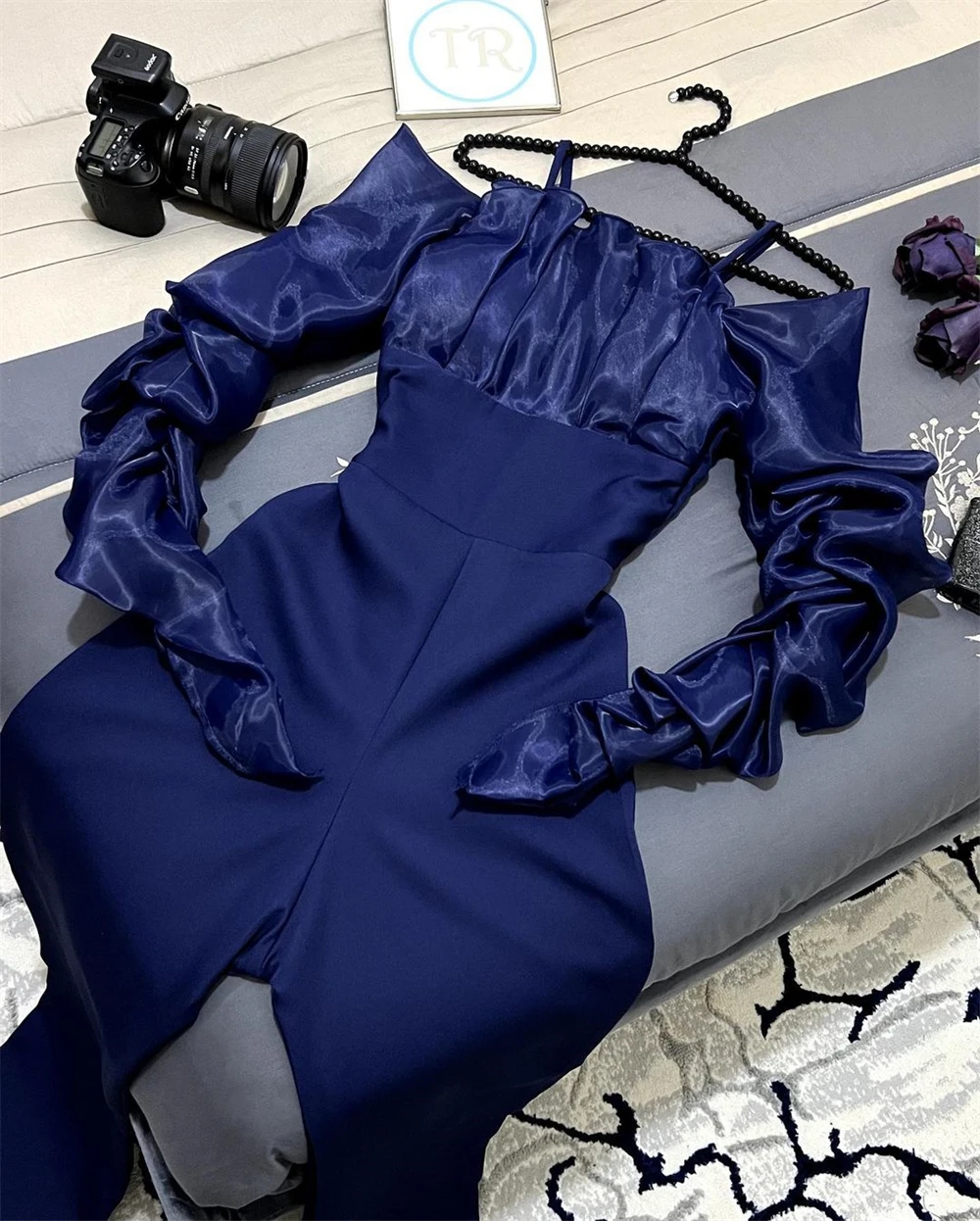 Prom Dresses Simple Exquisite Strapless Straight Fold Satin Formal Occasion Gown Abito Sera Donna Di Lusso Piu Venduti Robes