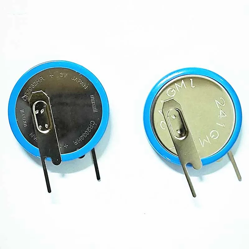 2PCS CR2032HR 2032 High temperature resistant working temperature of automobile tire pressure detection battery -40 ° C to 125 °