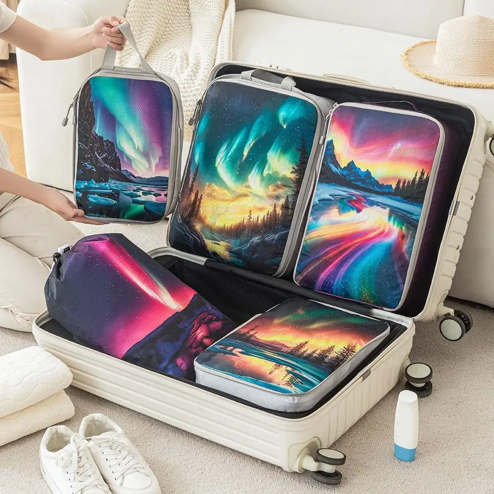 

Large Capacity Travel Storage Bag Washable Waterproof Clothing Storage Bag with Zipper Space Saving Compression Packing Cube