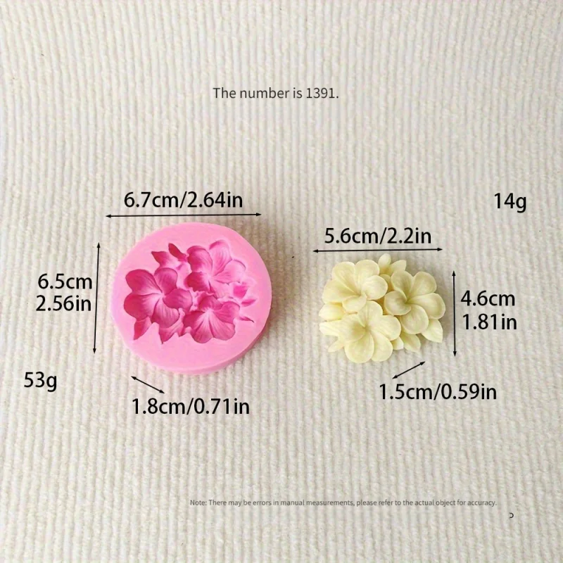 Plumeria Flower Aromatherapy Plaster Candle Diffusing Stone Handmade Silicone Mold